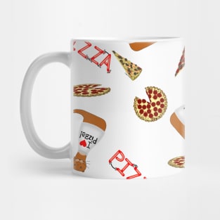 Oliver The Otters Birthday Party Deconstructed Pattern Mug